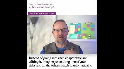 How do I use this hack for my DIY textbook headings?