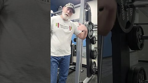 Shoulders on the Smith Machine Monday 💪, Crazy 🤪 old man