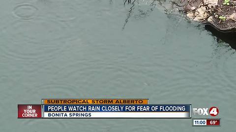 People watch closely for flooding in Bonita Springs