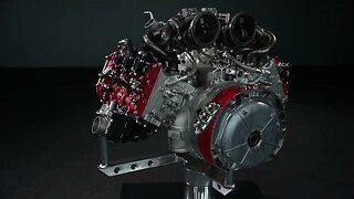 Ferrari 296 GTB engine footage only