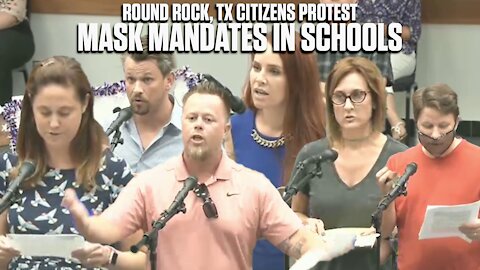 Round Rock ISD Board Meeting On Mask Mandate 8-25-21