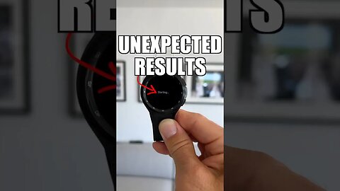 This wasn’t expected 💪 One UI 5 & Galaxy Watch 4 #shortsviral #galaxywatch4 #oneui5