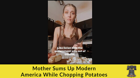 Mother Sums Up Modern America While Chopping Potatoes