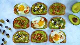 Avocado Toast with Califlornia Ripe Olives