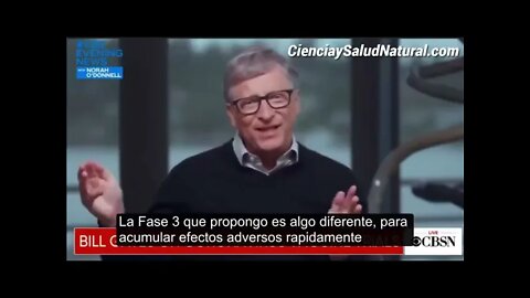 Bill Gates hablando sobre las vacunas