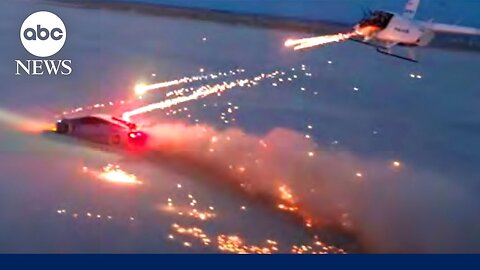 YouTuber charged for stunt involving shooting fireworks out of a helicopter at a Lamborghini