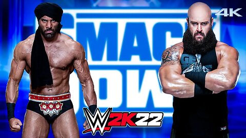 WWE 2K22: Jinder Mahal Vs. Braun Strowman - (PC) - [4K60FPS] - Epic Gameplay!
