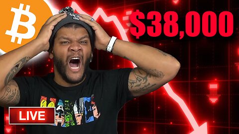 UH OH!!! HUGE #CRYPTO CRASH!!! #BTC FALLS TO $38k...WHEN WILL IT STOP?