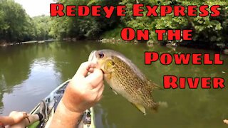 Redeye express on the Powell River in Virginia