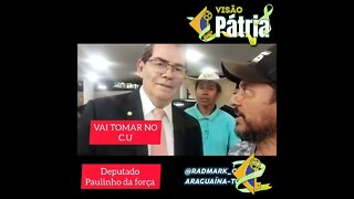 😂 Paulinho da Força mandando tomar no COOL? "Liturgia" pra quê, não é? Mas se fosse o BOLSONARO...