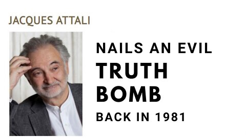 Jacques Attali tells the future by in 1981