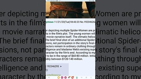 Madame web plot leaks