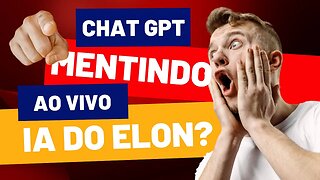 🔴 ChatGPT Inteligência Artificial MENTINDO NA CARA DURA, como mostrei pra IA que ela engana pessoas