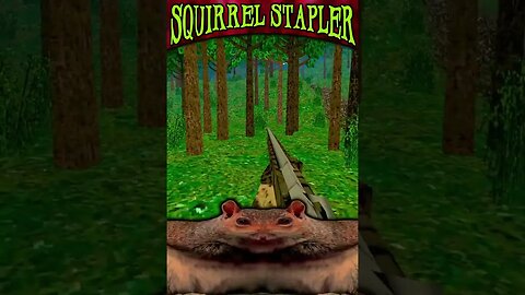 Best Gun Sight EVER! | Squirrel Stapler #shorts #indiegame #horrorgaming