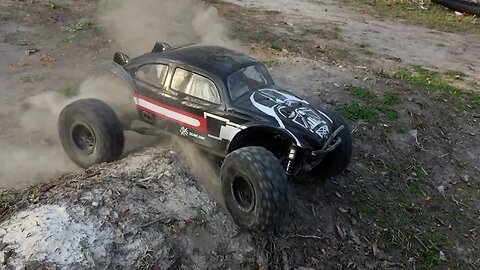 Axial Yeti Darth Vader Star Wars RC Bashing