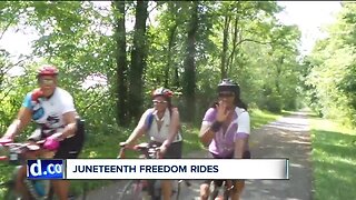 Local initiative teaches black American history through series of historical bike rides