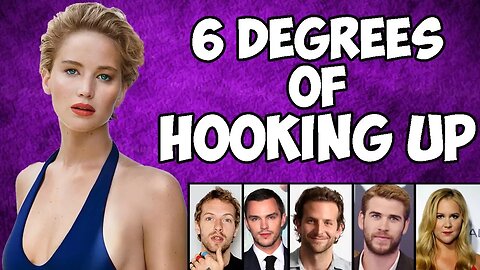 JENNIFER LAWRENCE - 6 DEGREES of HOOKING UP ( Chris Martin, Nicholas Hoult, Darren Aronofsky )