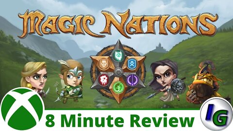 Magic Nations - Strategy Card Game 8 Minute Game Review on Xbox