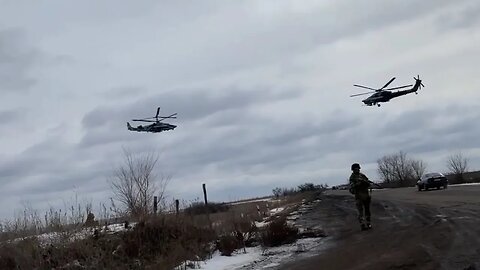 ‼️🇷🇺🤙Сильные кадры пилотажа ударных "Аллигатора" и "Ночного охотника" ВКС России в зоне СВО 😎