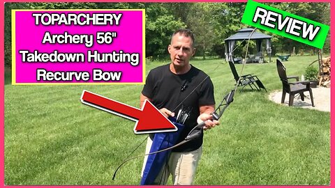 TOPARCHERY Archery 56" Takedown Hunting Recurve Bow