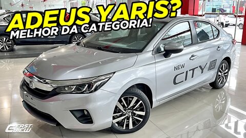 NOVO HONDA CITY EXL SEDAN 1.5 FLEX 2022 VALE MAIS A PENA DO QUE TOYOTA YARIS XS?