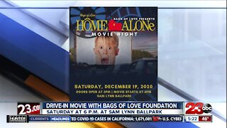 A Christmas drive-in movie for a cause: Bags of Love Foundation raises money for cancer survivors