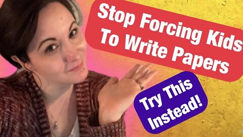 Easy Way To Teach Writing / Homeschool Writing Lessons / Help for Struggling Writers