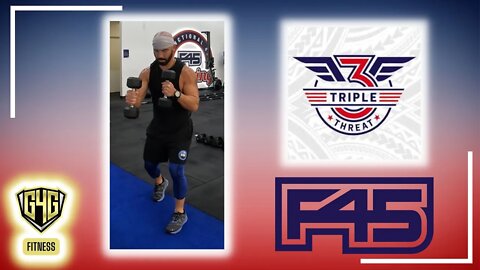 F45 TRAINING VLOG: TRIPLE THREAT | Cardio