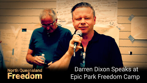 Darren Dixon Speaks at Epic Park Freedom Camp Canberra