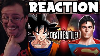 Gor's "DEATH BATTLE!" Goku VS Superman 1 (2013) The Original Classic REACTION