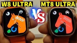Watch 8 Ultra vs MT8 Ultra smart watch review compare