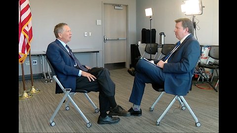 Exit interview with Gov. John Kasich and News 5's John Kosich