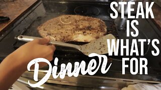 steak is what's for Dinner// Trying not to be a ZOMBIE MOM!?// Real Life Family Of 8!!!