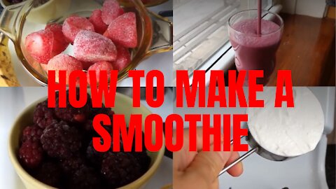 How to Make a Smoothie? Smoothie recipe & Smoothie Diet for weight loss #shorts