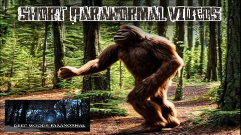 Paranormal research. Looking for Bigfoot in a familiar place.