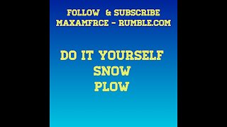 Home-made Snow Plow