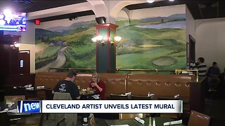 Award-winning artist returns to her roots to create mural at Flannery's Pub