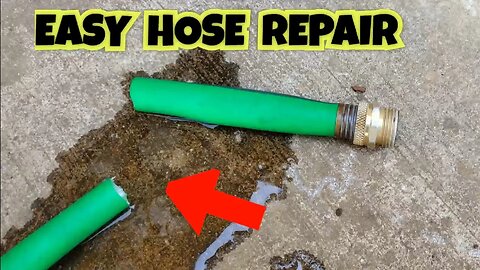 GARDEN / YARD HOSE EASY REPAIR & MODIFY