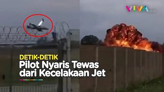 Gagal Akrobat, Jet Tempur Italia Hujam Bumi dan Meledak