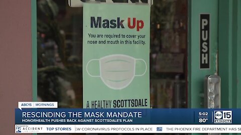 Scottsdale rescinds mask mandate