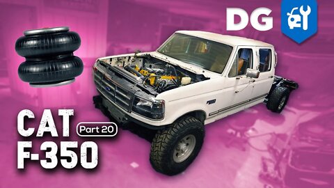 F350 gets Air Bag Suspension! A Heavy Duty Puzzle... | #FTreeKitty [EP20]