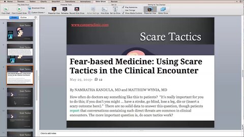 Scare Tactics - Dr. Kevin Conners | Conners Clinic