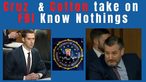 Cruz and Cotton Take on the FBI Seeking Answers to Jan. 6 Capitol Breach