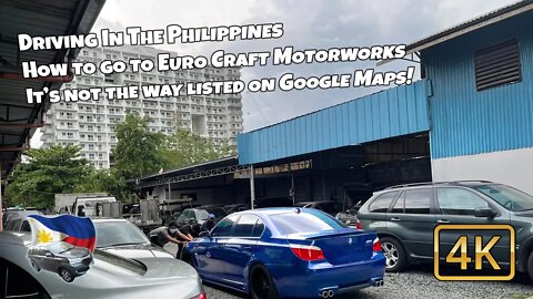 Driving to Euro Craft Motorworks in Pasig, Metro Manila, The Philippines 4K