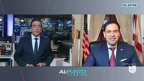 Rubio Habla con Univision Sobre el Juicio Político, las Vacunas y la Política Hacia Latinoamérica.