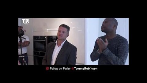 Tommy Robinson talks to BLM