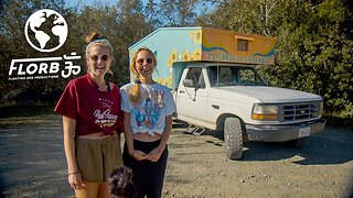 WOMAN + WOMAN = Unique TRUCK CAMPER CONVERSION