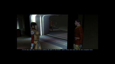 SWKOTOR – Lady rushes to the rescue – Taris Upper City North
