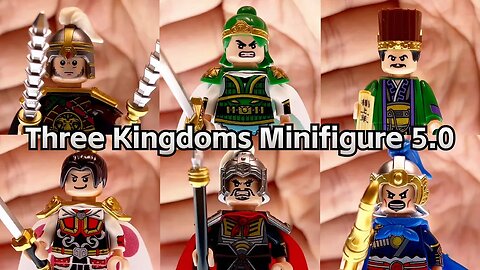 Lego Three Kingdoms Minifigure Season 5 Unofficial Lego Speed Build #bricks #toys