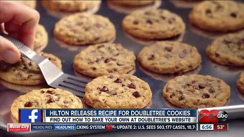 DoubleTree by Hilton releases famous cookie recipe